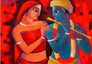 कृष्ण   आजा चक्र अपना लेकर